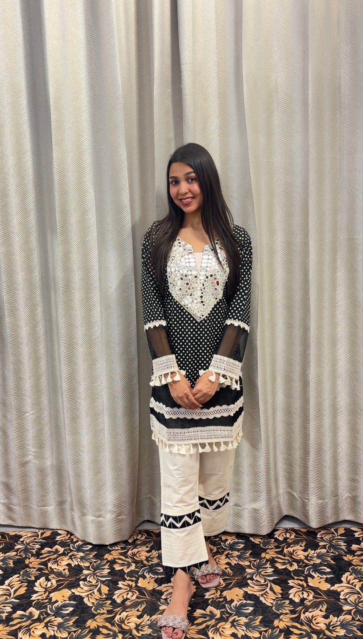 Monochrome Polka Co-ord